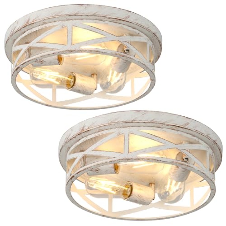 13 inch Flush Mount Ceiling Li - Farming A recension och pris
