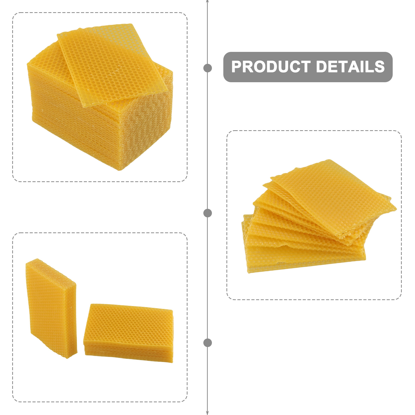 Bee Hive Wax Frames 9cm524x Eq - Beehive Frame Wax recension och pris