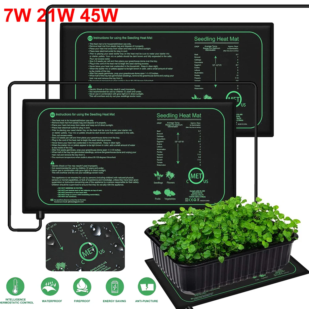 10/25/50CM Seedling Heat Mat I - Plant Growth Regulator recension och pris
