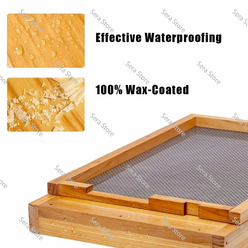 Ten frames of beehives are spe - Beehive Frame Wax recension och pris