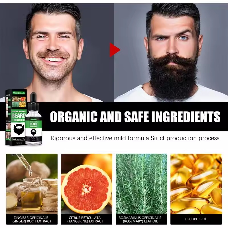 Fast Natural Mature Men Beard  - Plant Growth Regulator recension och pris